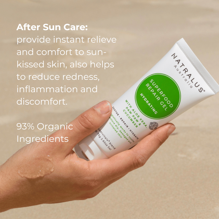 Natralus Superfood Aloe Vera Repair Gel - Certified Organic