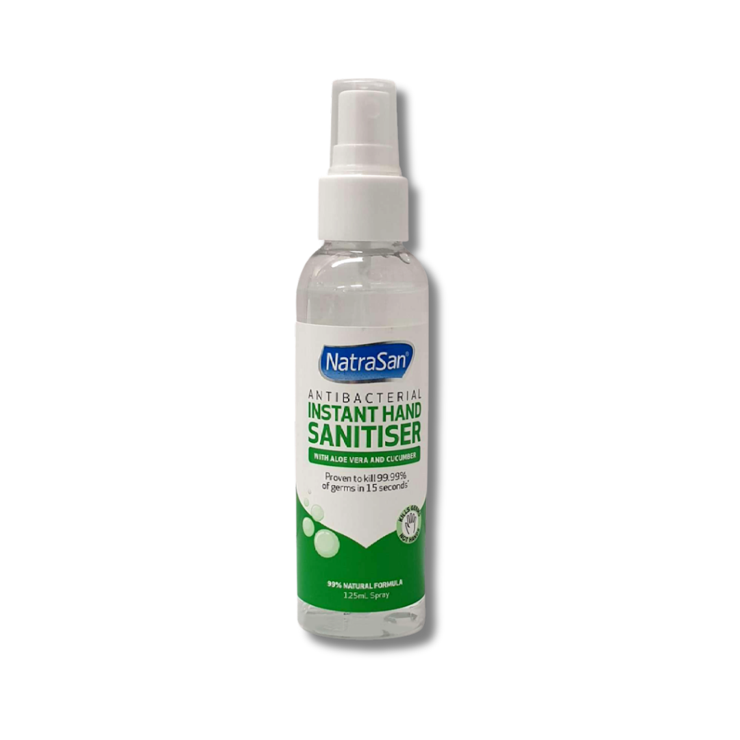 NatraSan Antibacterial Instant Hand Sanitiser with Aloe Vera & Cucumber Spray