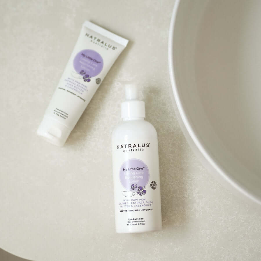 Gentle nourishing lotion for infants with Oatmeal Extract Australia