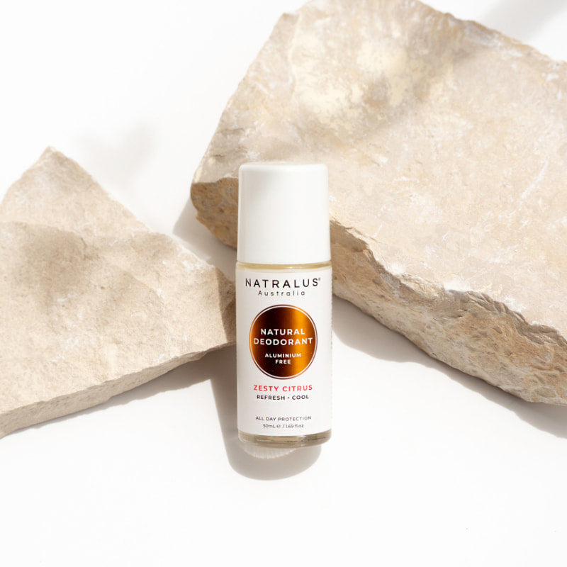 Natralus Zesty Citrus deodorant – natural odour-fighting deodorant for sensitive skin