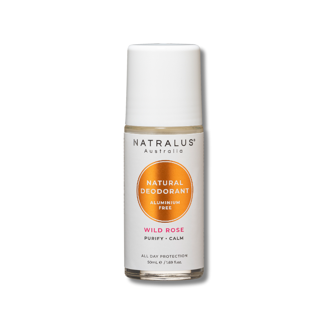 Natralus Natural Deodorant Wild Rose – aluminium free deodorant with gentle floral scent in Australia