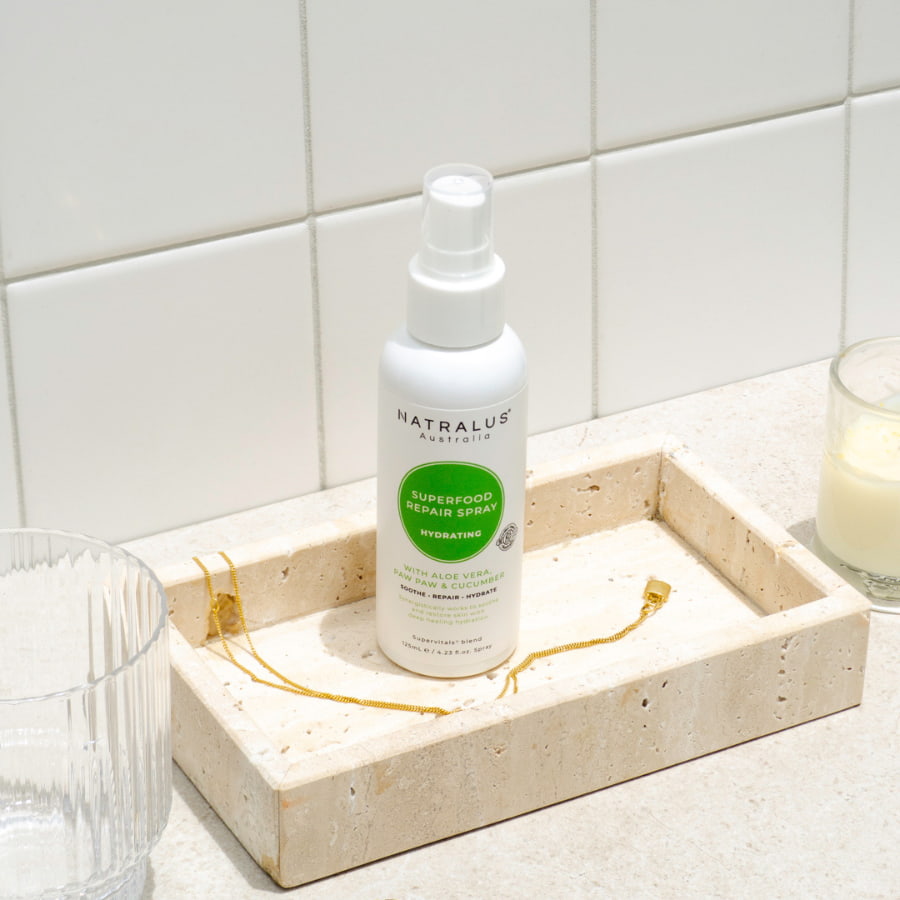 Natralus Superfood Aloe Vera Repair Spray - Certified Organic