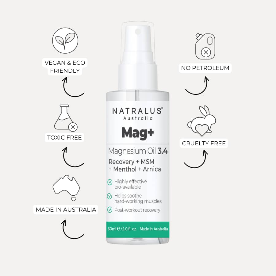 Magnesium Oil Spray - 3.4 Recovery, MSM & Arnica