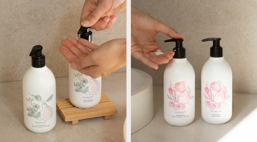 Design your Home with our Natural Hand Wash and Lotion Duo