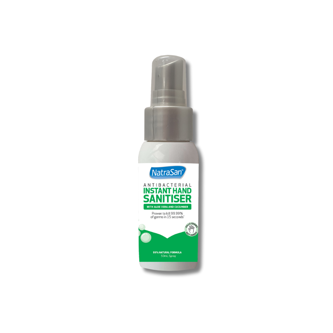 NatraSan Antibacterial Instant Hand Sanitiser with Aloe Vera &amp; Cucumber Spray