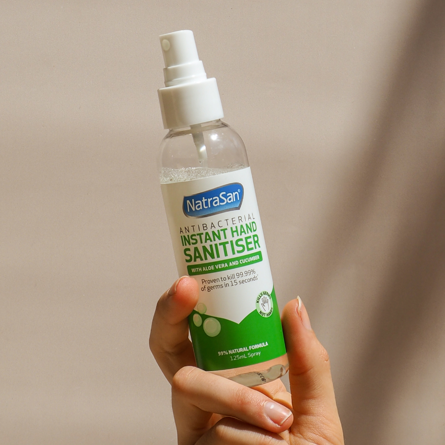 NatraSan Antibacterial Instant Hand Sanitiser with Aloe Vera &amp; Cucumber Spray