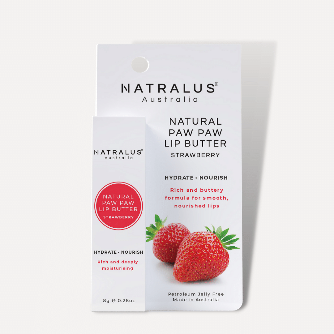 Natralus Natural Paw Paw Lip Butter Strawberry