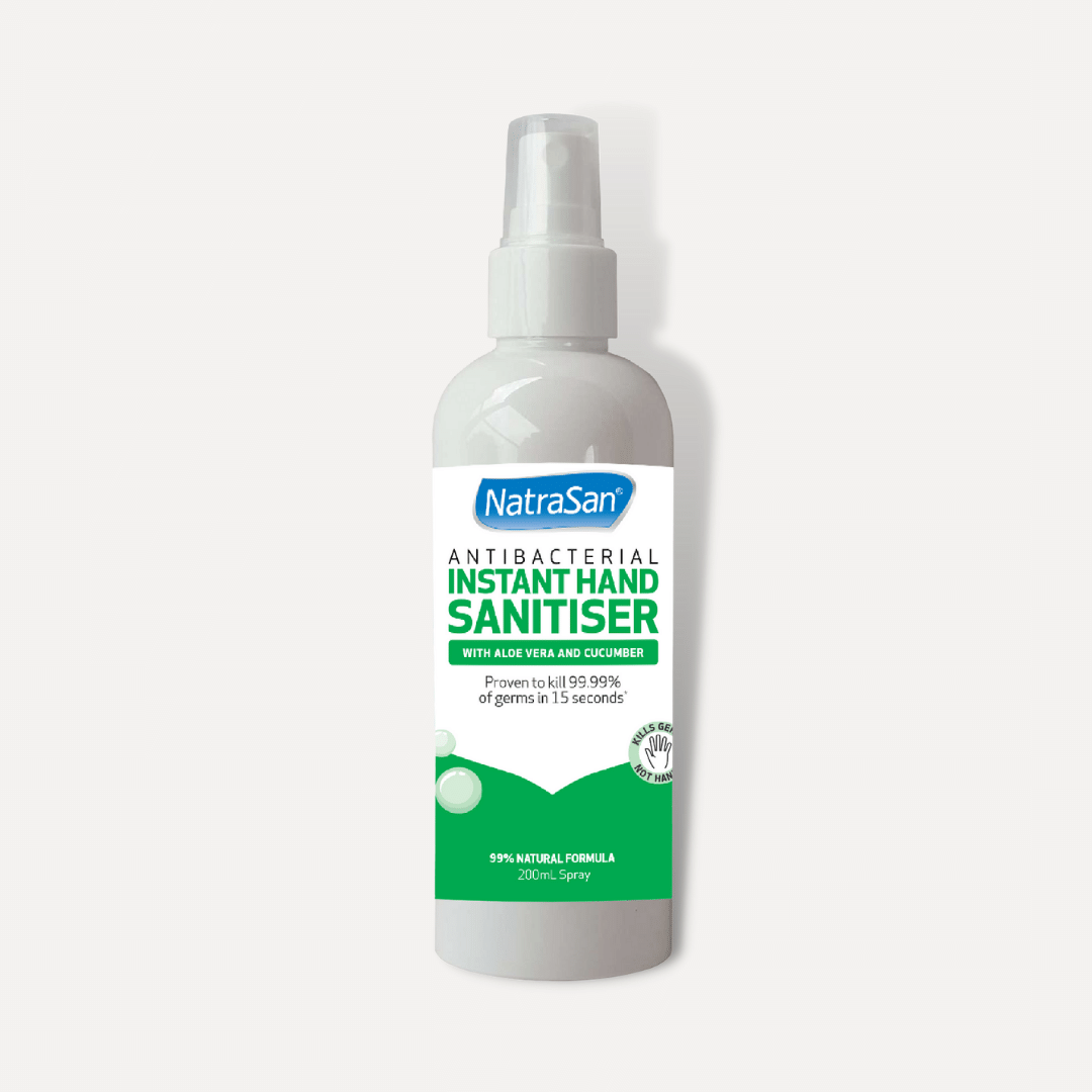 NatraSan Antibacterial Hand Sanitiser with Aloe Vera &amp; Cucumber Spray 200ml