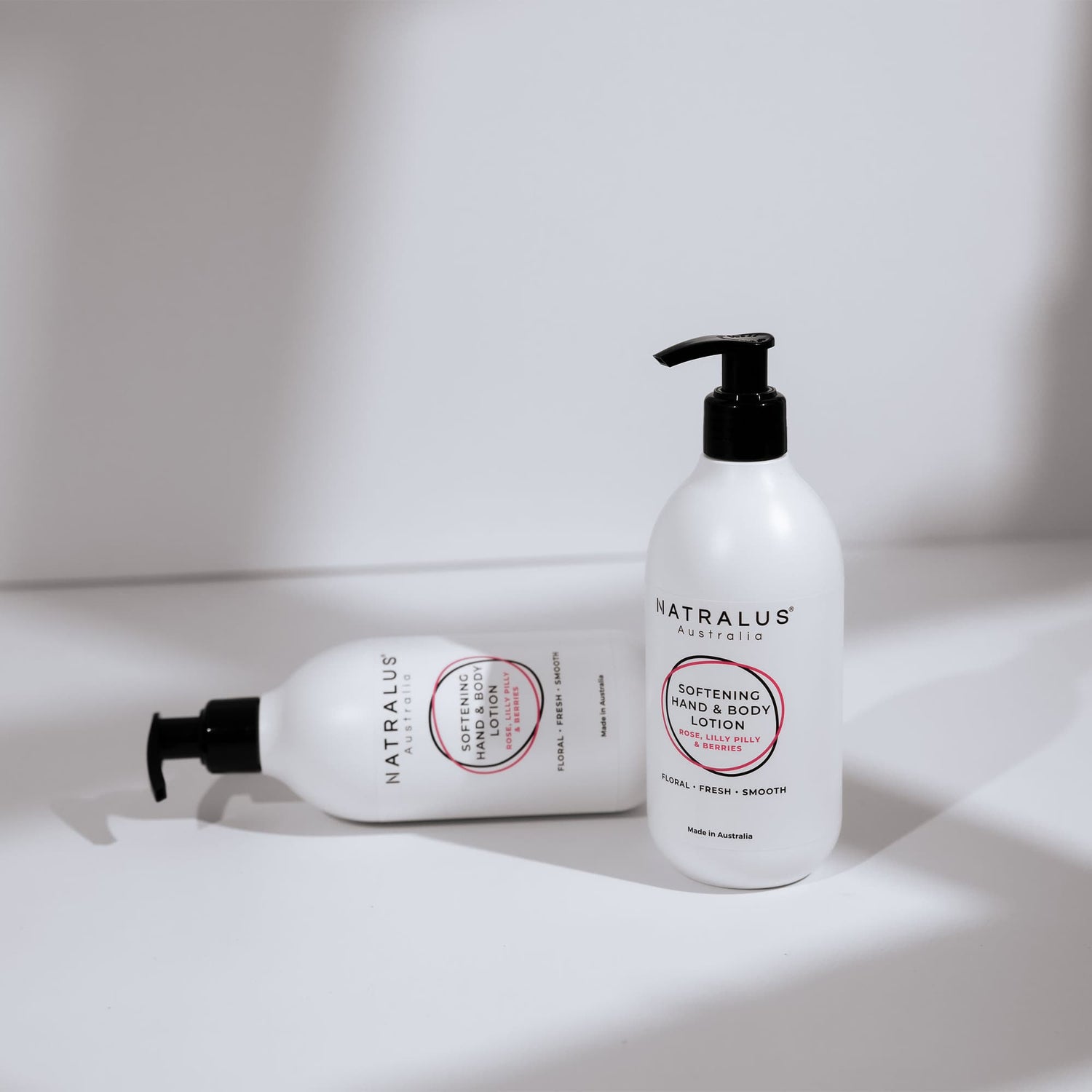 Sulfate-free Softening hand and body lotion with rose, lilly pilly, and berries