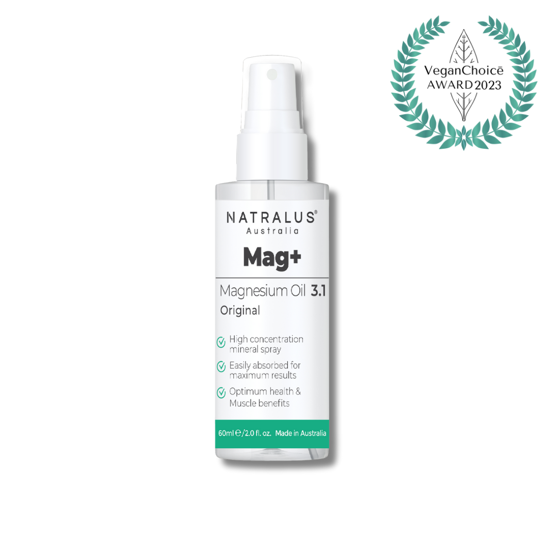 Natralus Magnesium Oil Spray 3.1 Original – Australia’s trusted natural muscle relief and magnesium supplement