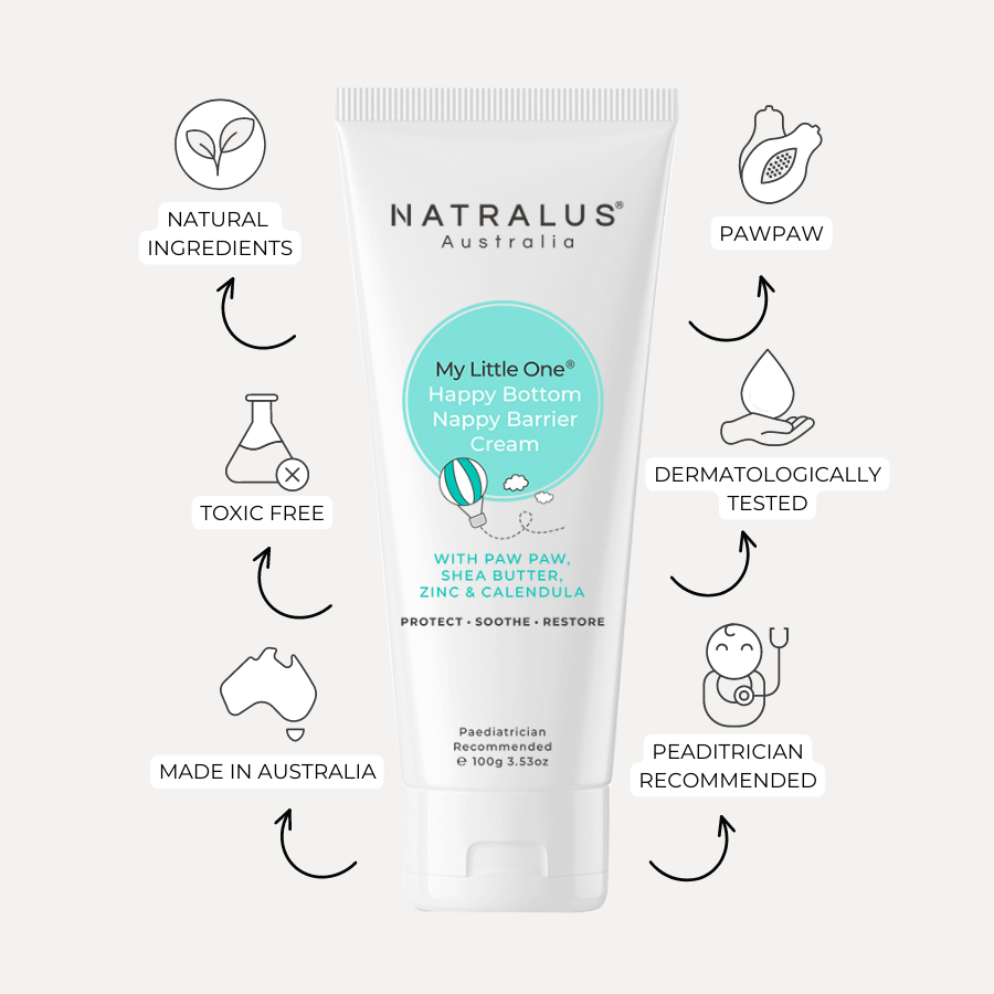 Natural nappy rash cream for sensitive skin Australia