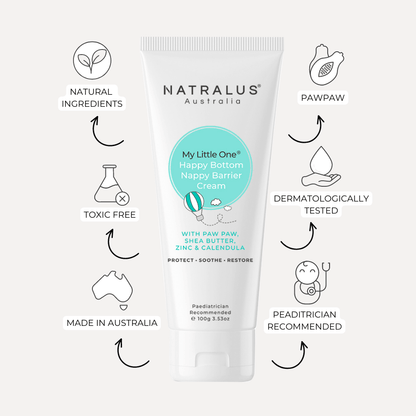 Natural nappy rash cream for sensitive skin Australia