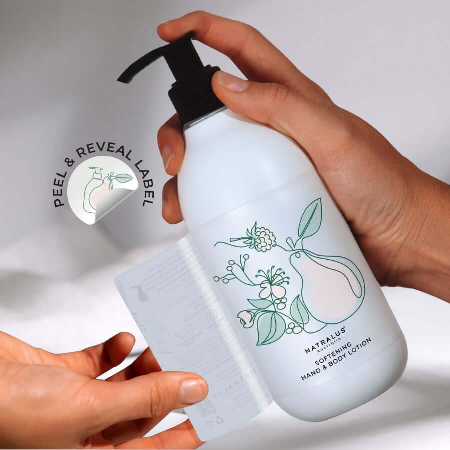 Sulfate-free Softening hand and body lotion with lemon myrtle, Kakadu plum, and berries