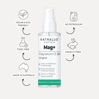 Magnesium Oil Spray 3.1 Original for natural magnesium supplementation