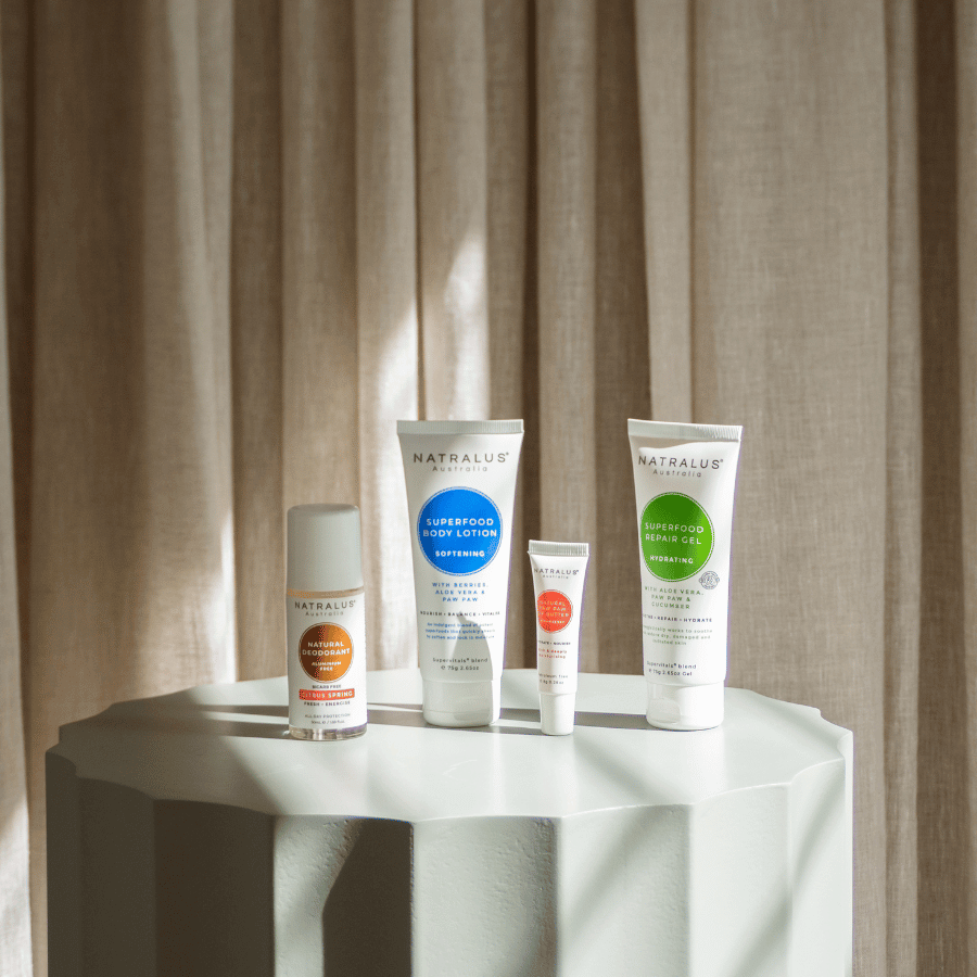 Nourishing spring skincare essentials gift pack for allergy-prone skin Australia