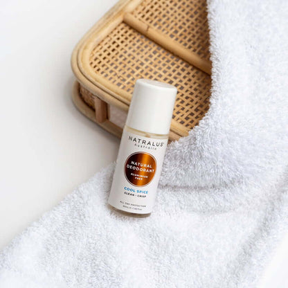 Highly effective natural deodorant with Cool Spice scent - Natralus Natural Deodorant Aluminum Free