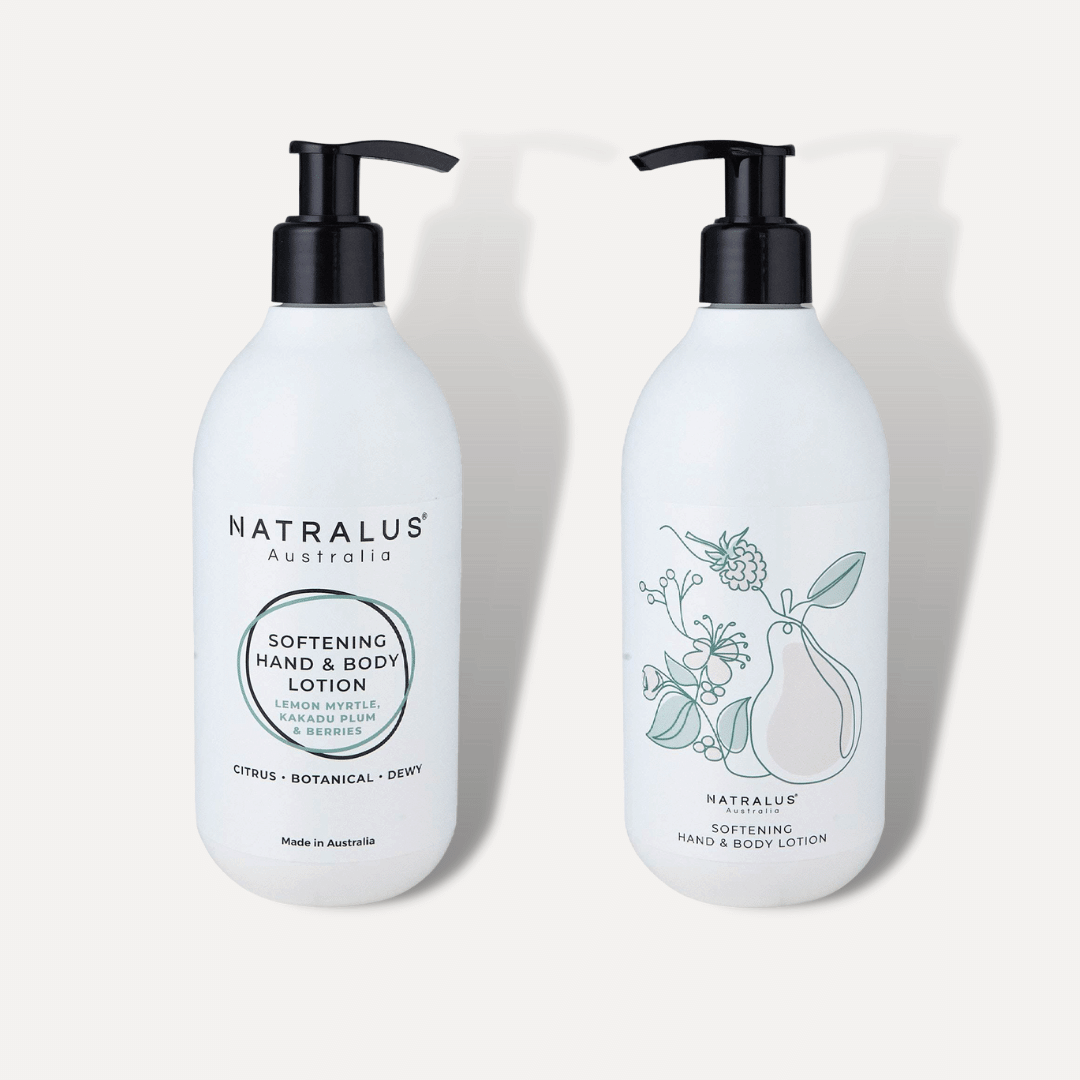 Sulfate-free Softening hand and body lotion with lemon myrtle, Kakadu plum, and berries