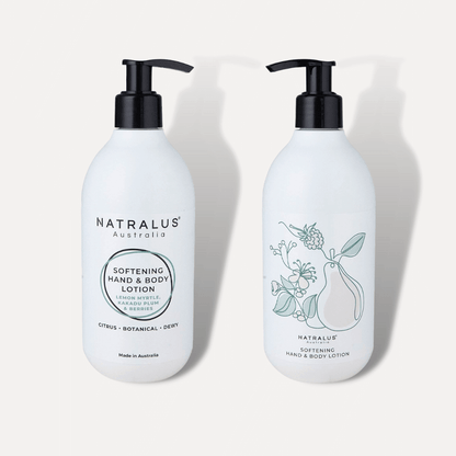 Sulfate-free Softening hand and body lotion with lemon myrtle, Kakadu plum, and berries