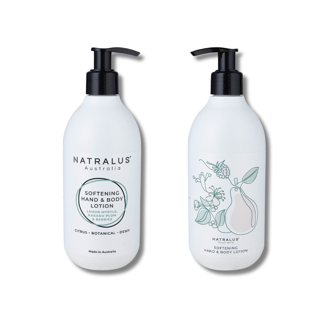 Natralus Softening Hand and Body Lotion Lemon Myrtle Kakadu Plum &amp; Berries – natural Australian lotion to hydrate and refresh skin