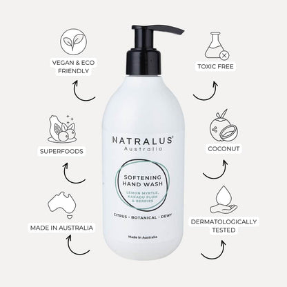 Gentle hand wash with lemon myrtle and Kakadu plum for sensitive skin