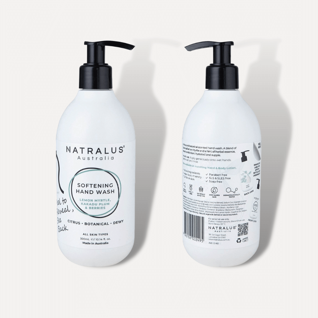 Gentle hand wash with lemon myrtle and Kakadu plum for sensitive skin