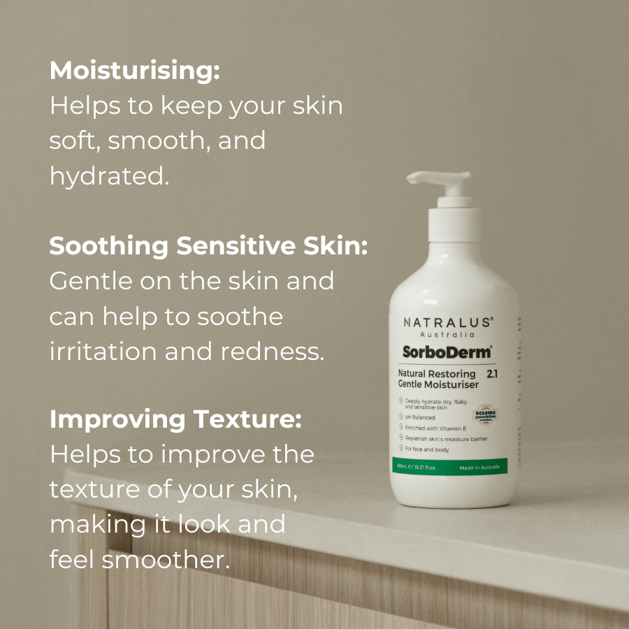 SorboDerm Natural Restoring Gentle Moisturiser for eczema and psoriasis