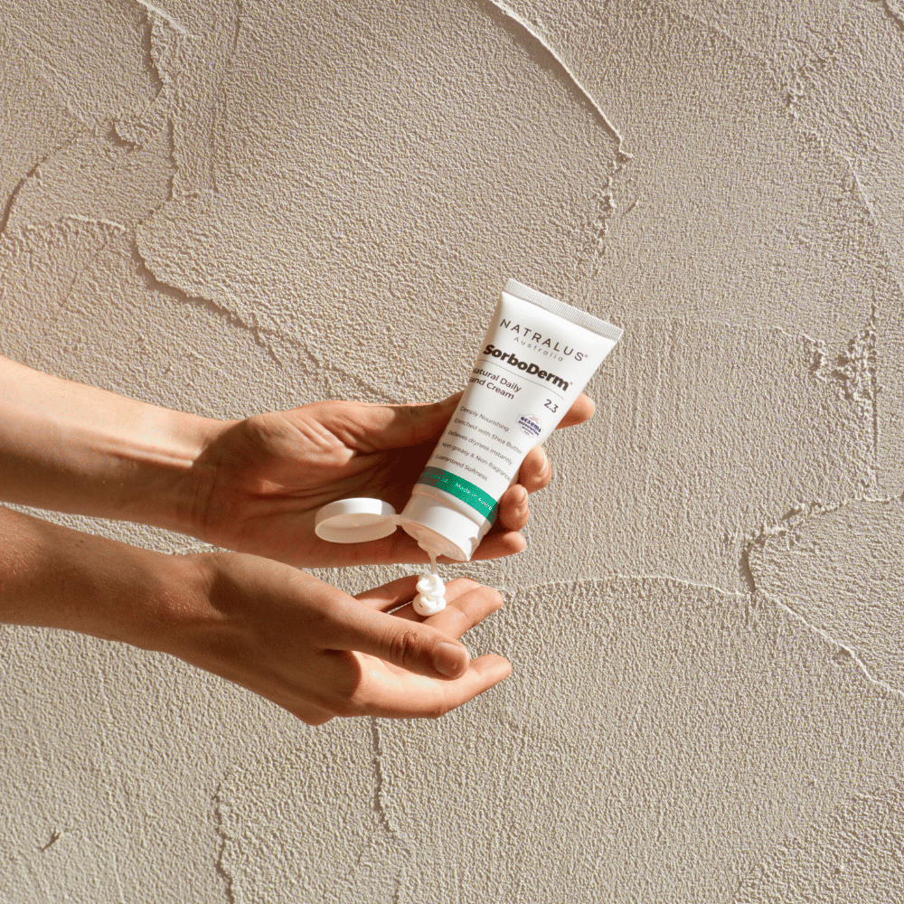 Lightweight natural hand cream with shea butter &amp; vitamin E for soft skin