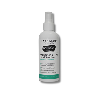 NatraSan Antibacterial Hand Sanitiser with Aloe Vera &amp; Cucumber Spray 200ml